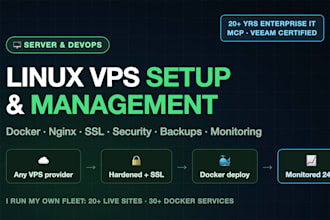 setup, secure and manage your linux vps with docker, nginx and SSL