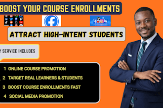 do online course promotion and marketing for more students