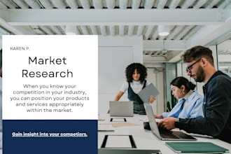 conduct market research on your competitor