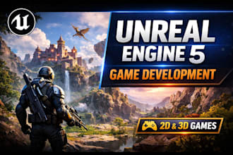 do unreal engine game development, develop unreal engine game, unreal engine 5