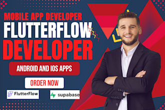 build flutter flow mobile app, develop flutterflow app builder flutter flow app