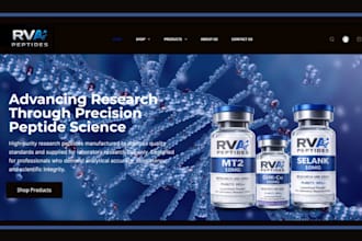 peptide website research peptide fda compliant wooocommerce peptide website