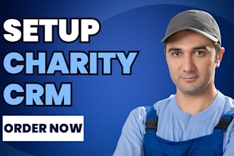 setup charity CRM salesforce hubspot zoho netsuite brightpearl donorperfect pos