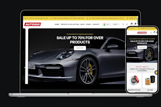 build auto part woocommerce website auto parts automotive store automobile store
