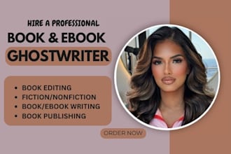 ghostwrite fiction and nonfiction books, ebook ghostwriter, christian ghostwiter