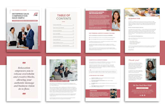design your pdf lead magnets, workbooks or ebooks