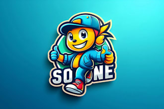 make awesome world most famous mascot logo within 1 day