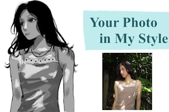 create you in manga style