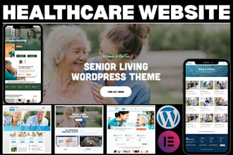 build medical website healthcare dental clinic assisted living home care website