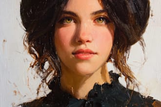 paint renaissance art oil painting portrait