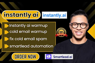 setup instantly ai smartlead ai cold email tool warmup email automation