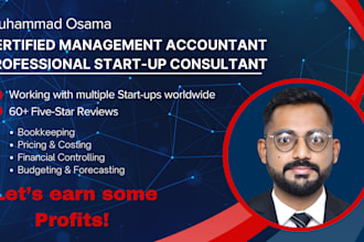 provide costing, pricing, financial and management services for your startup