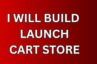 build, design, and set up your launch cart store for high conversion