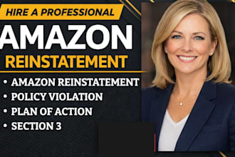 write amazon poa for amazon account reinstatement and amazon suspension
