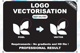 vectorize your logo into a clean vector file