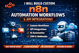 build custom n8n automation workflows API integrations