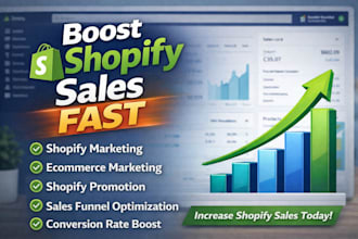 do shopify marketing and ecommerce marketing to boost shopify sales