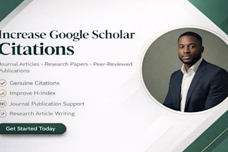 increase citation, h index reads, recommend google scholar, researchgate journal