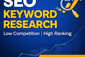 do the keyword research and competitor analysis for ranking