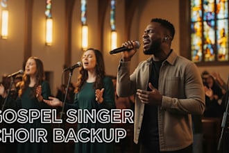 be your gospel singer and songwriter