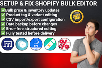 setup shopify bulk editor matrixify ablestar hextom quickedit rubix rocketly