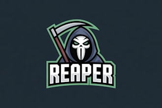 make awesome reaper logo with unlimited revisions
