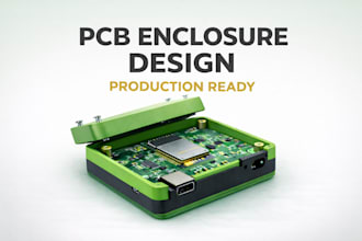design pcb 3d enclosure and product casing for prototyping and manufacturing