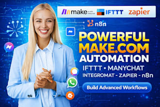 german make com automation IFTTT manychat integromat zappier workflows n8n