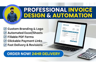 create a custom invoice for your business that automates