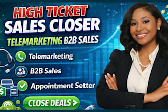 commission sales closer sales rep b2b leads sales representative b2b sale closer