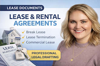 draft break lease letter, lease termination, commercial lease, rental agreement