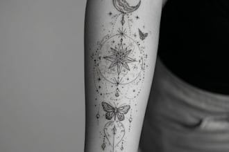 design a modern and minimalist tattoo design