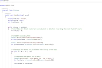 write and debug your c sharp console application