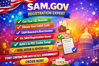 get you registered on samgov uei cage code samgov renewal mbe wosb sdvosb