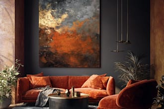 design breathtaking abstract art for your home and office