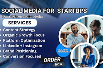 be your saas social media manager tech startup founder linkedin b2b
