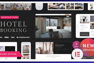 design wordpress travel agency, hotel booking and tour booking website