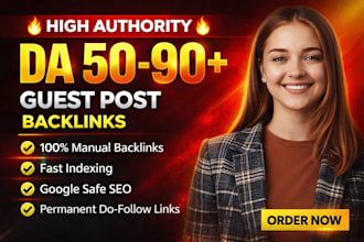 write high da guest post backlinks with SEO quality guest posting service