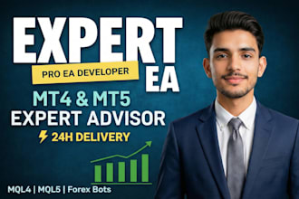 develop your mt4 mt5 expert advisor eas and indicator