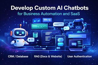 develop custom ai chatbots for business automation and saas