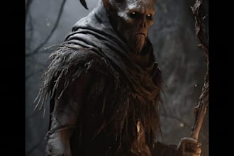 fantasy horror and fantasy horror character