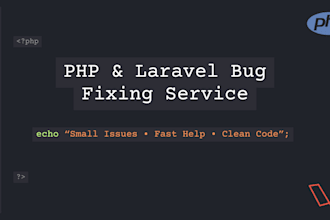 fix PHP or laravel bugs and small issues