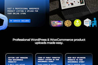 upload products to wordpress or woocommerce product listing