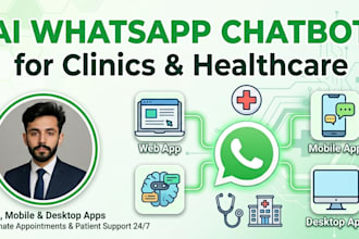 build ai whatsapp chatbot for clinics and healthcare automation