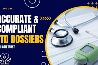 prepare pharmaceutical regulatory dossiers ctd ectd and compliance documents