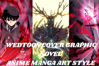 do webtoon cover anime manga webnovel cover art light novel graphic novel artist