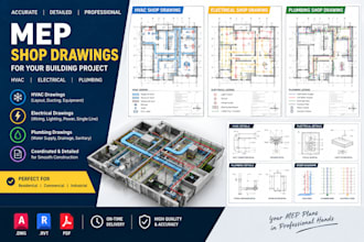 create professional mep shop drawings in autocad