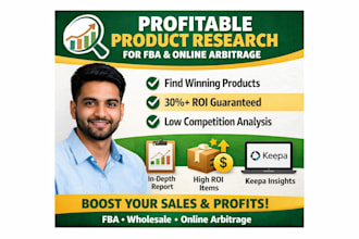 do amazon product research for fba with high ROI