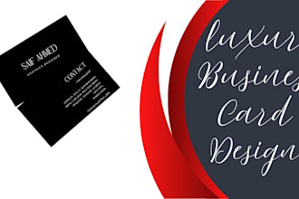 create professional minimalist and luxury business cards