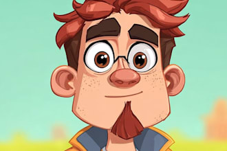 design awesome comic and cartoon style characters